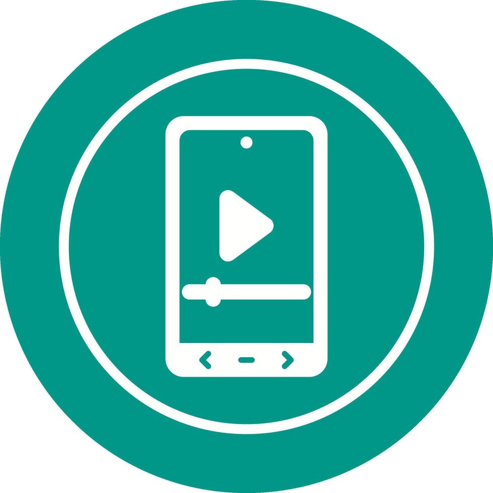 Video Player Vector Icon