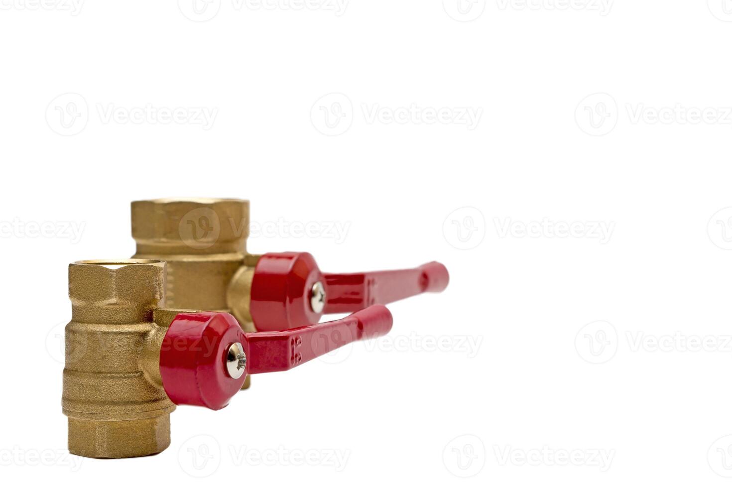 Ball valve front view photo