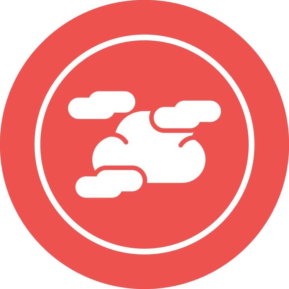 icono de vector de nubes