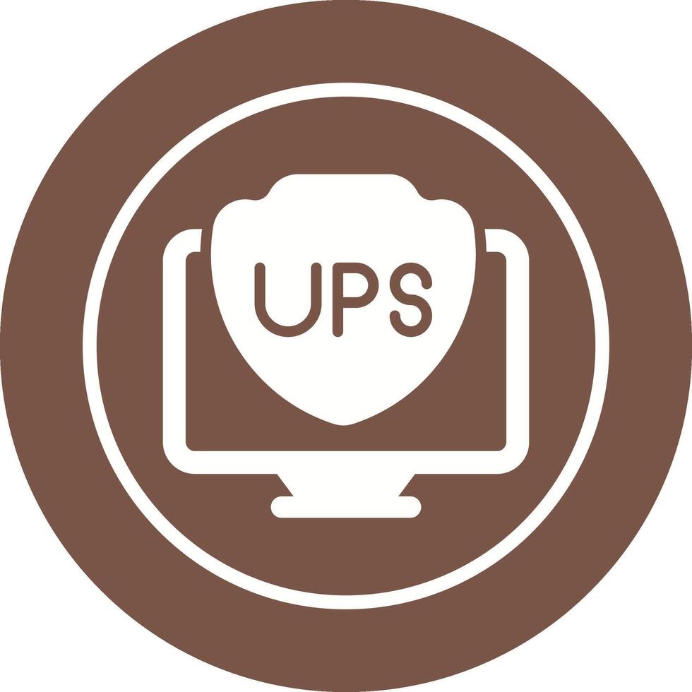 UPS vector icono