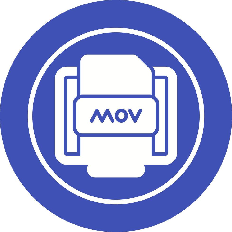 Mov File Vector Icon