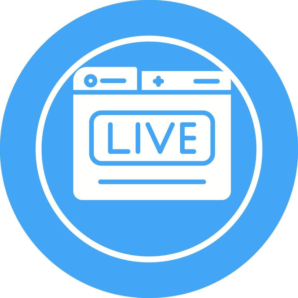 Live Stream Vector Icon
