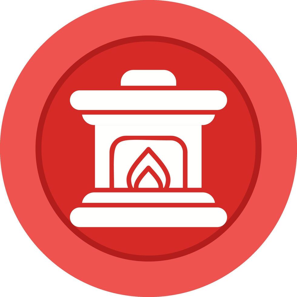 Fire Place Vector Icon