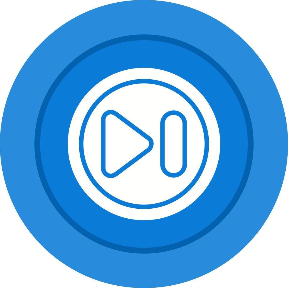 Next Track Button Vector Icon