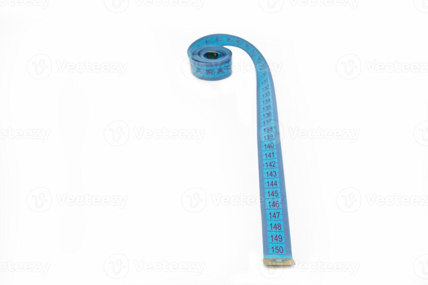 Tailor measuring tape with soft shadow photo