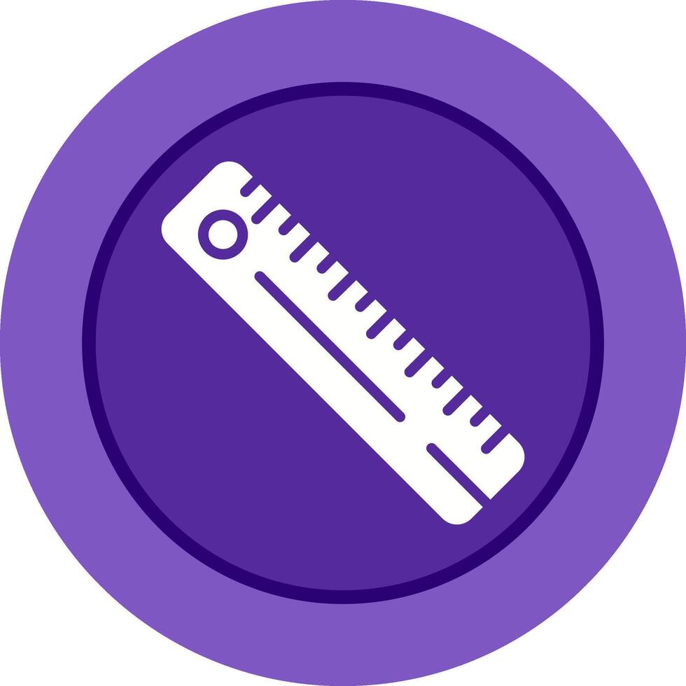 Straight Ruler Vector Icon