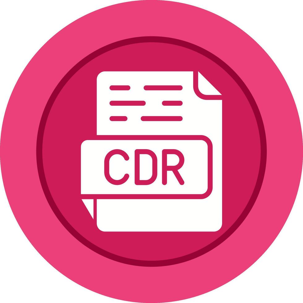 CDR Vector Icon