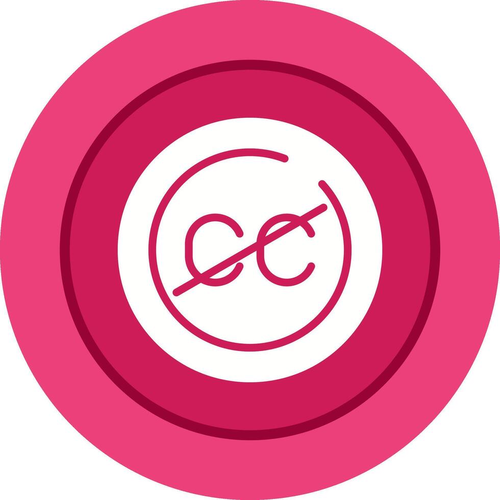 Closed Captions Circle Vector Icon