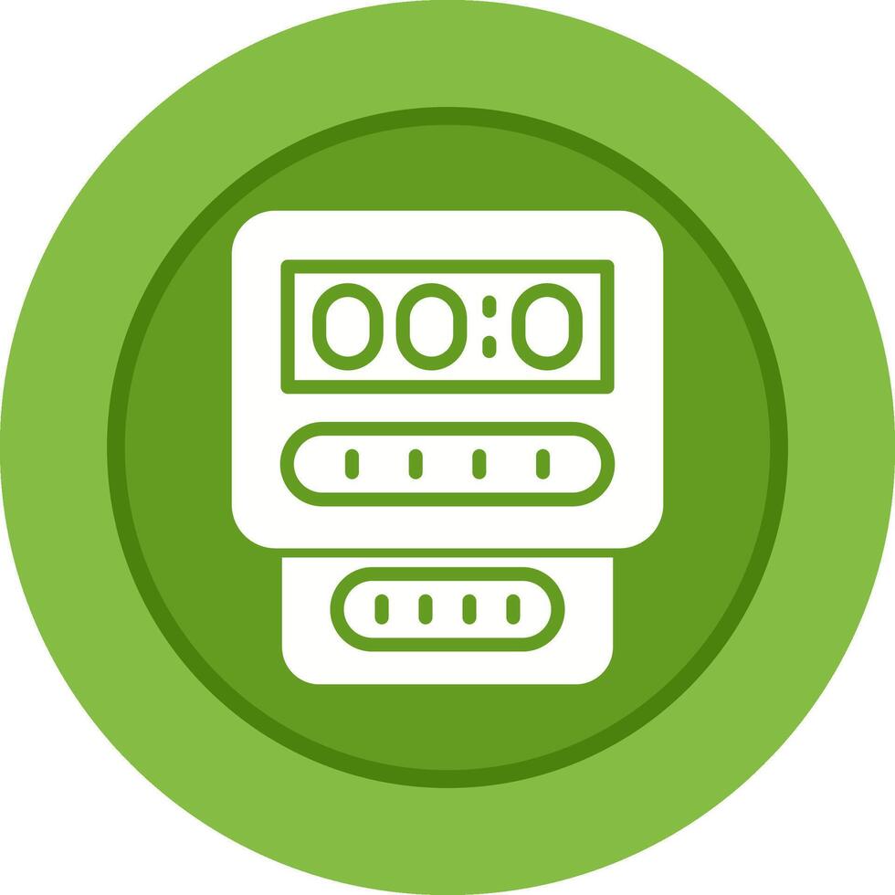 Electric Meter Vector Icon