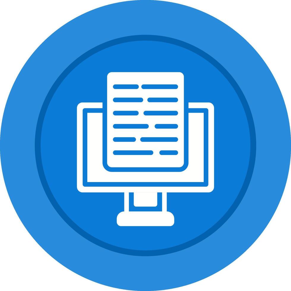 Document Presentation Vector Icon