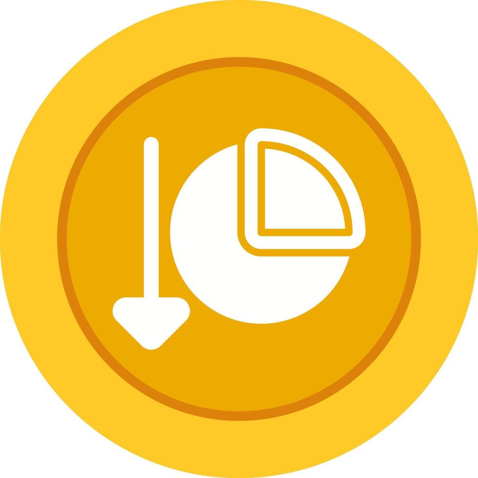 Chart Decreasing Vector Icon