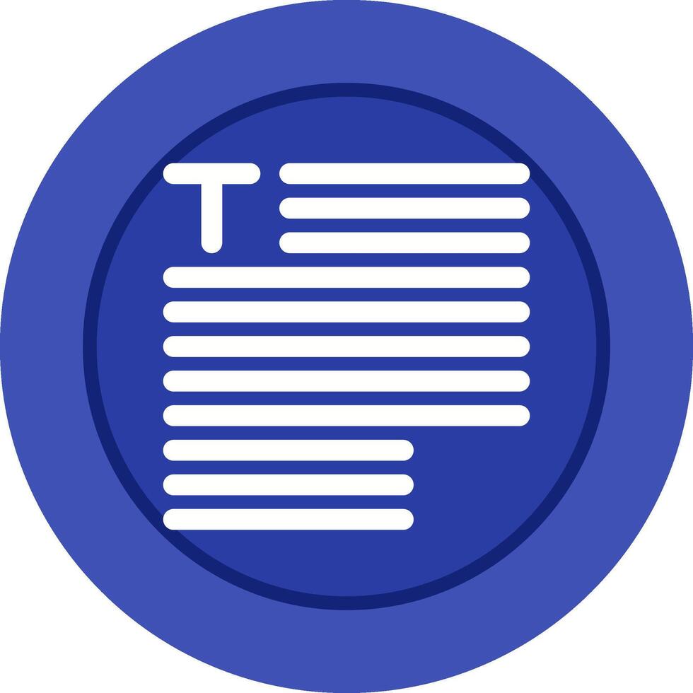 Typography Vector Icon