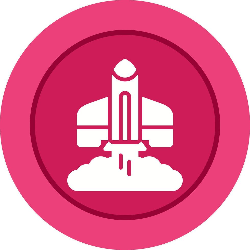 Rocket Launch Vector Icon