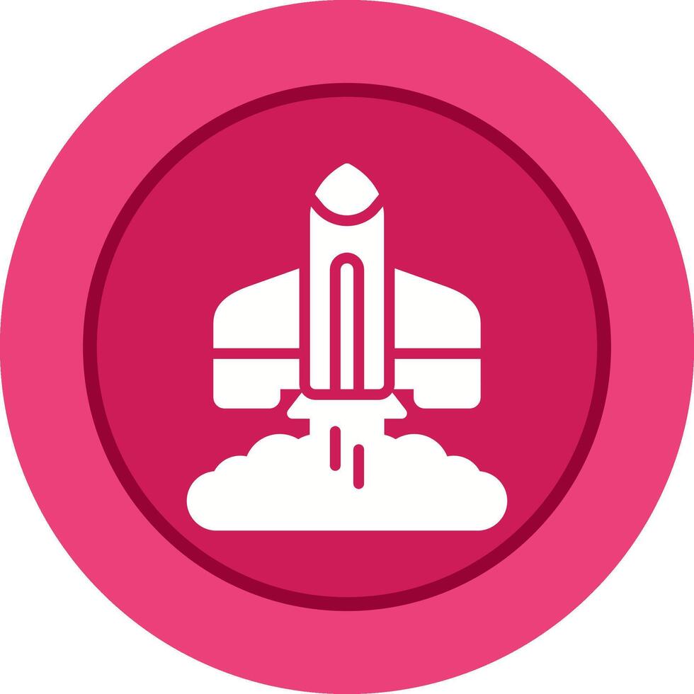 Rocket Launch Vector Icon