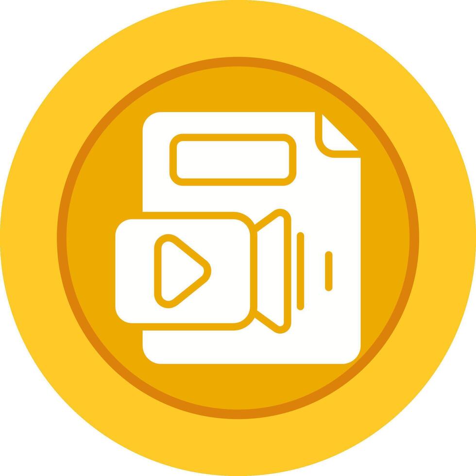 Video File Vector Icon