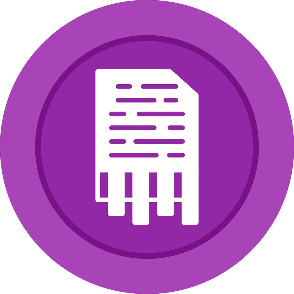 Shredding Vector Icon