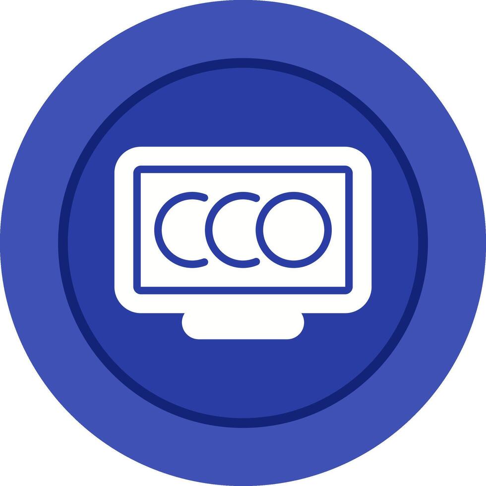 Desktop Computer Vector Icon