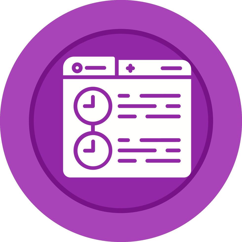 Timeline Vector Icon