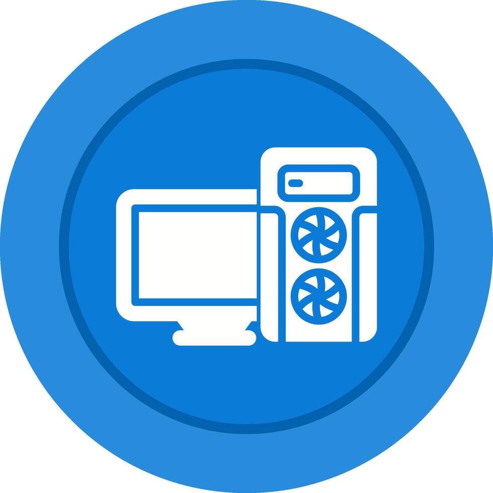 Gaming Pc Vector Icon