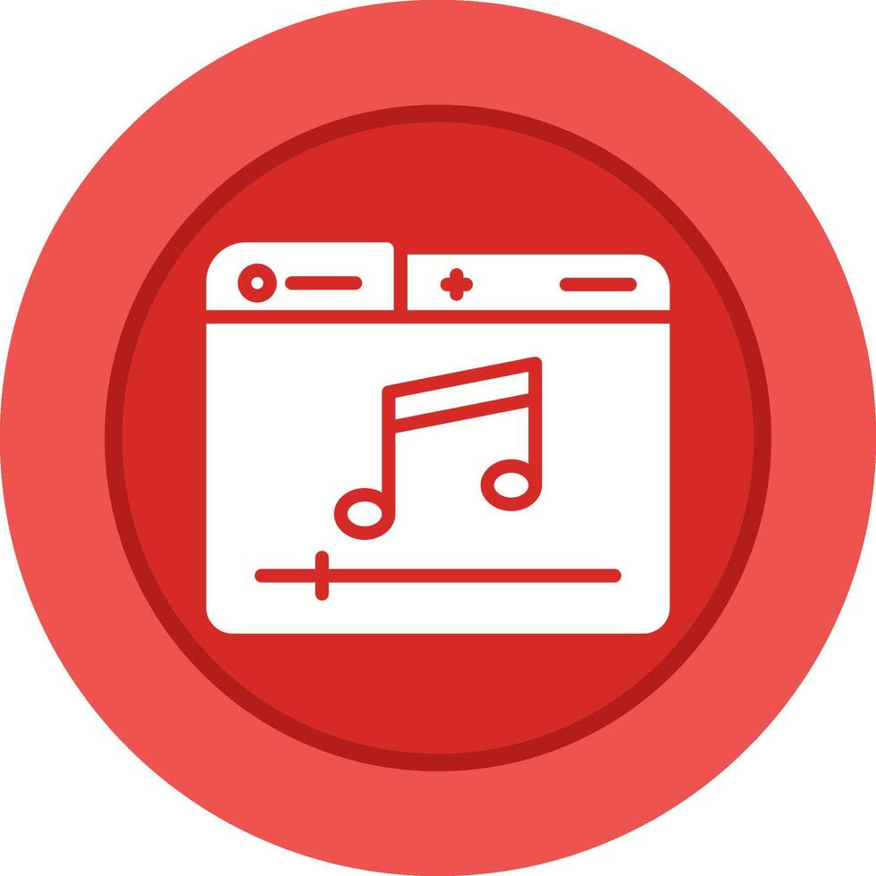 icono de vector de reproductor de música