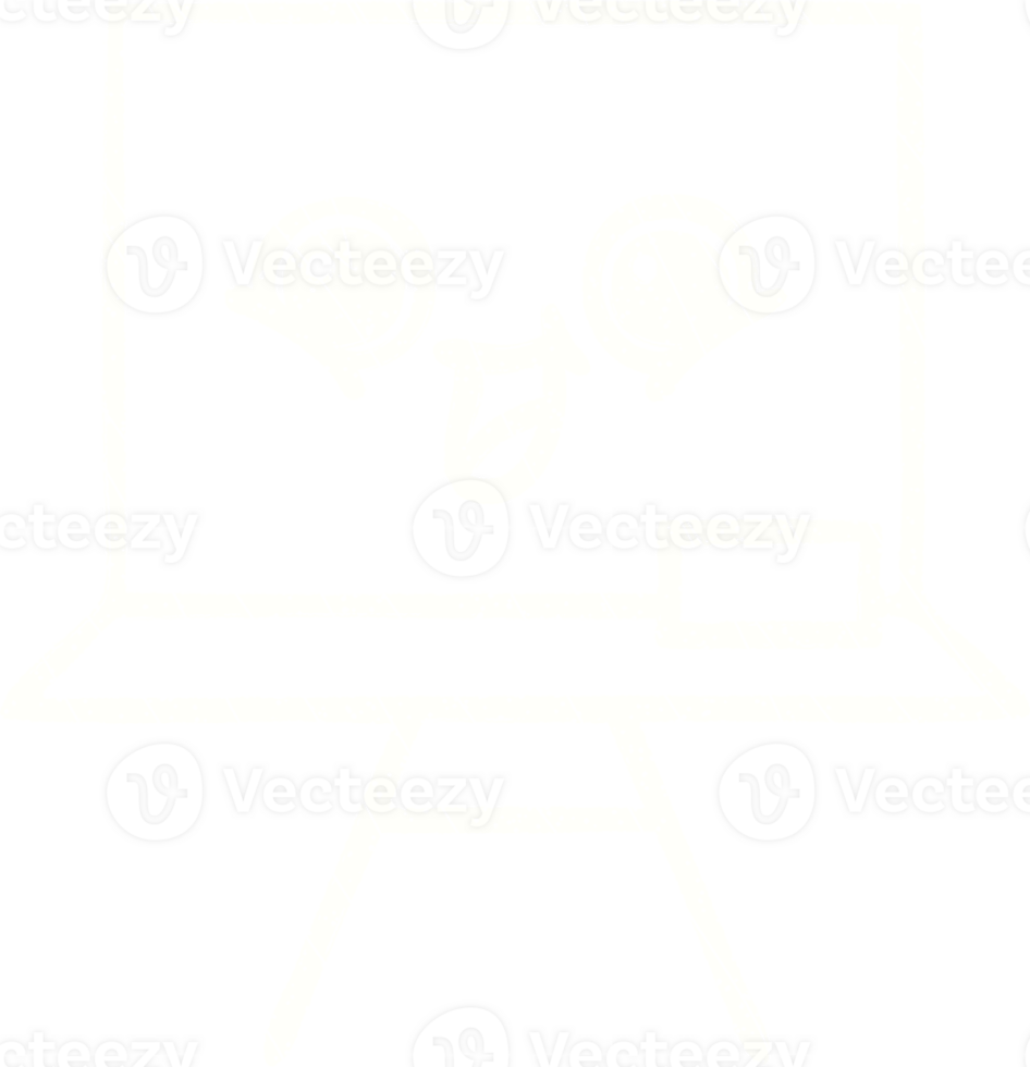 disegno di gesso della lavagna della scuola png