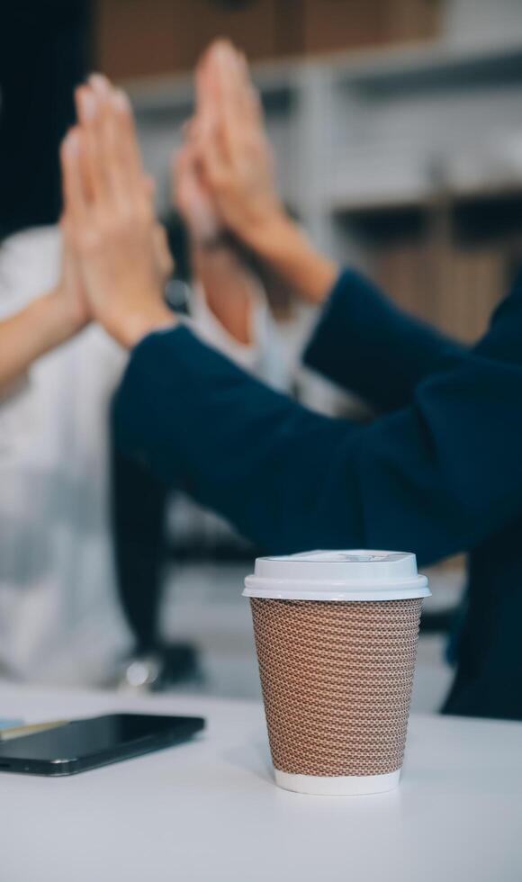 Business Team Coffee Break Relax Concept photo