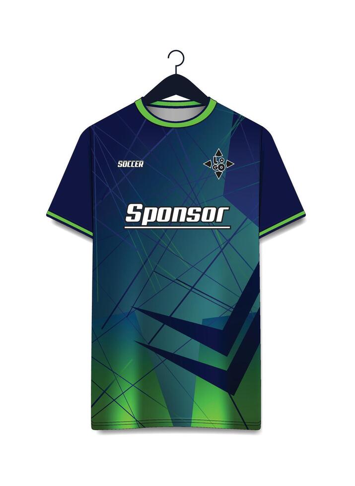 Vector futuristic abstract background pattern for sport jersey design