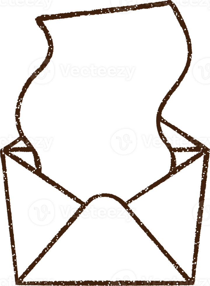Mail Symbol Charcoal Drawing png