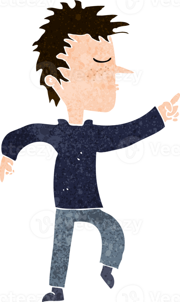 cartoon man pointing png