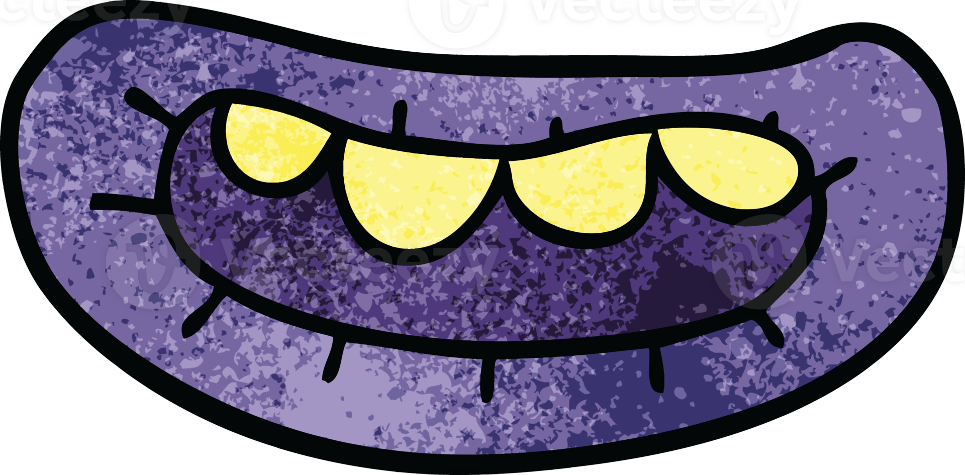 cartoon doodle mouth png