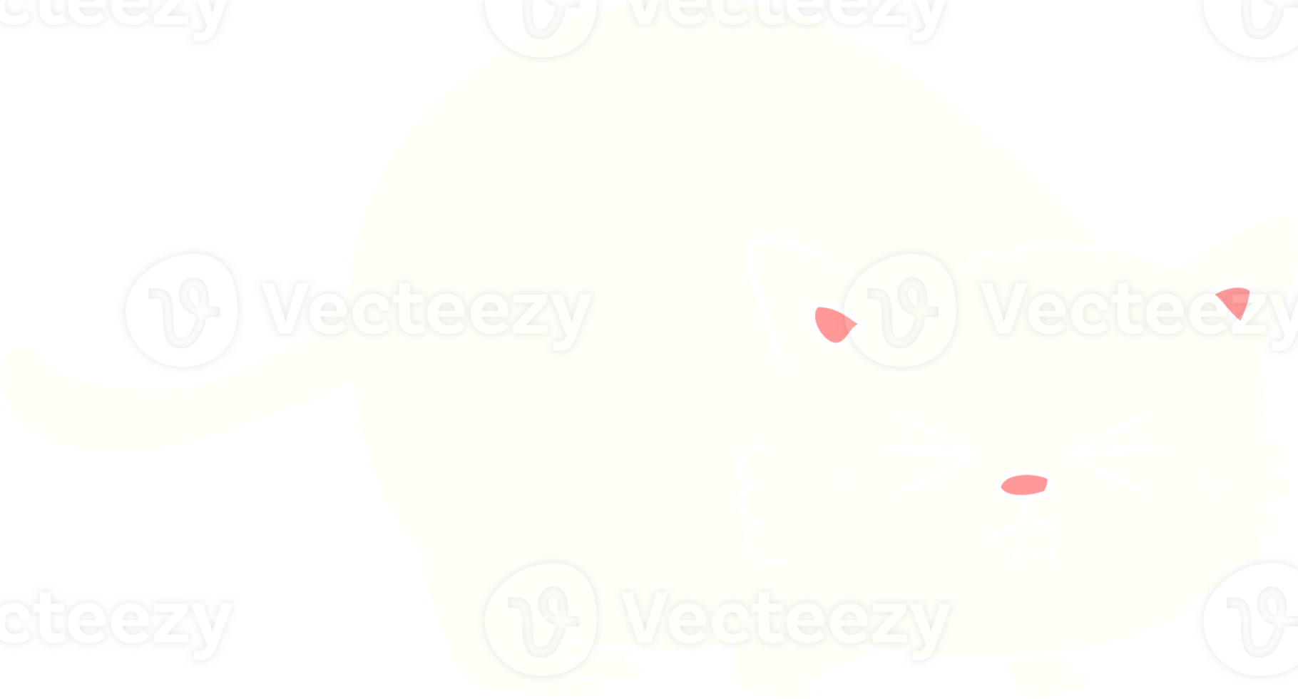 flat color style cartoon angry cat png