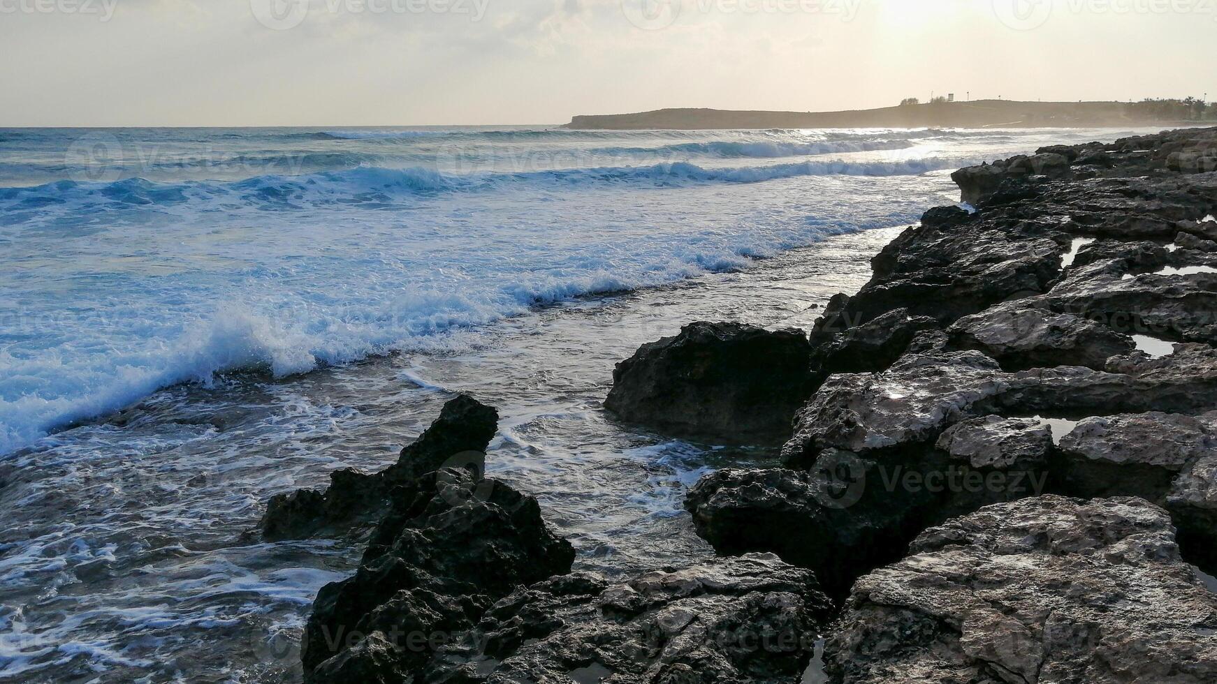 Aya Napa in winter time, Cyprus photo