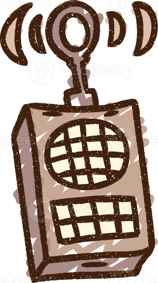 Walkie Talkie Chalk Drawing png