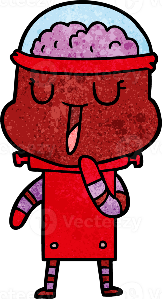 happy cartoon robot png