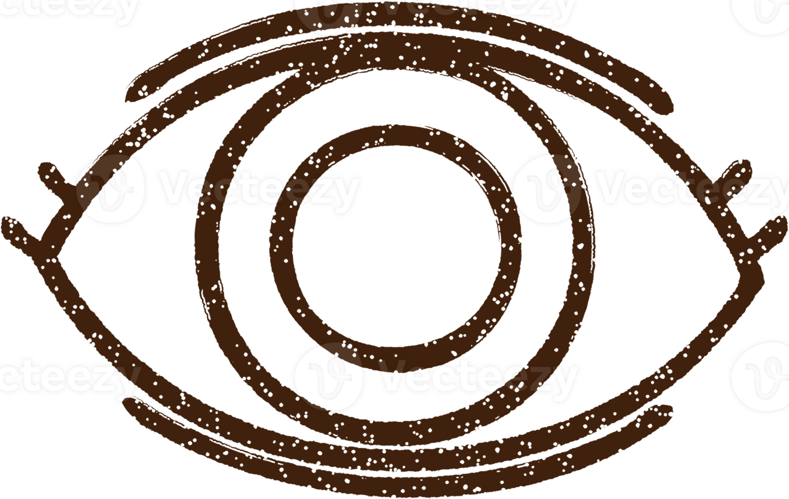 Eye Symbol Charcoal Drawing png
