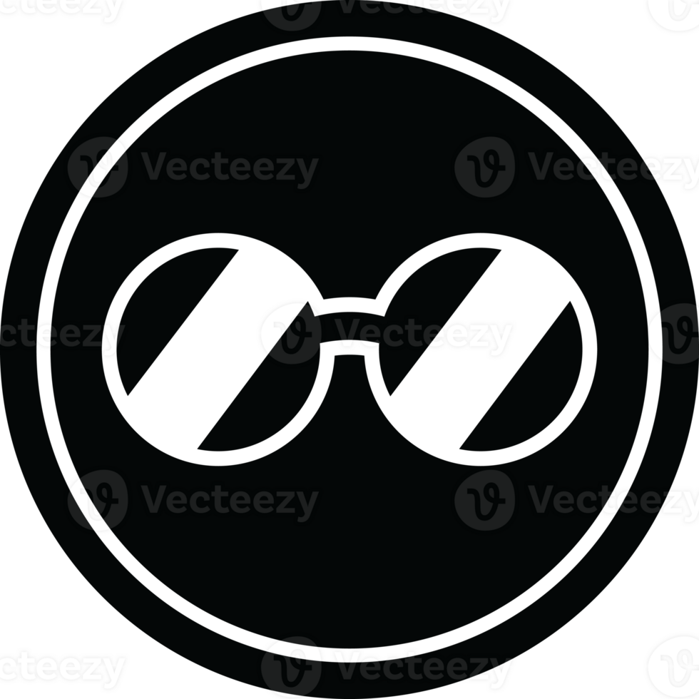 spectacles graphic   illustration circular symbol png