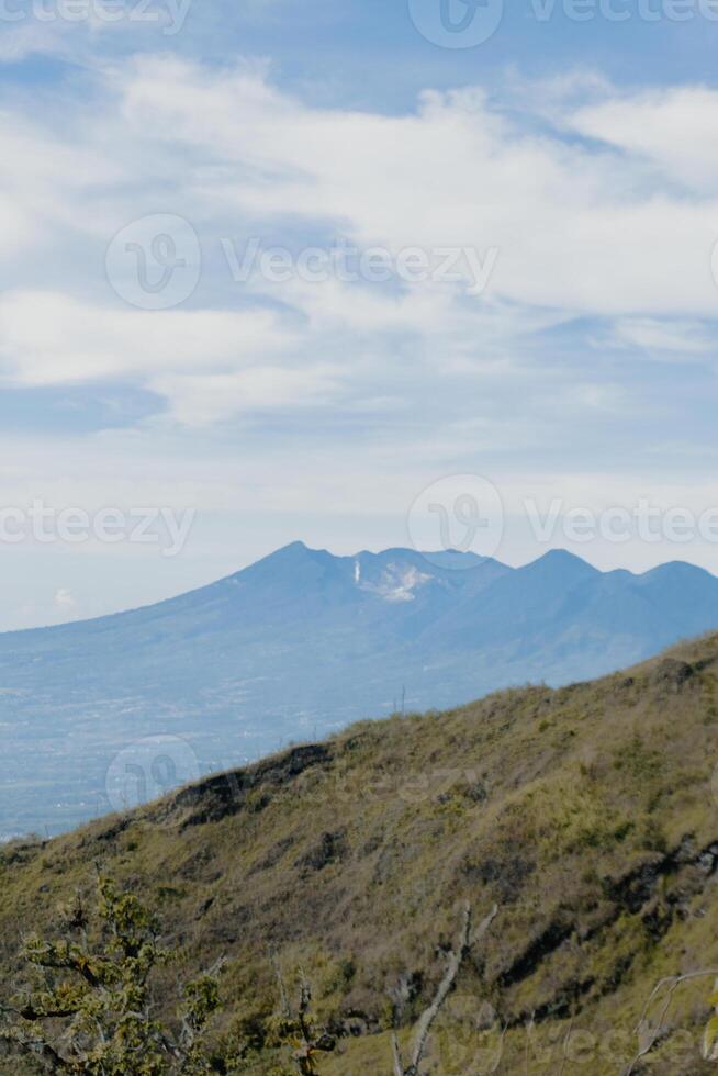 This is a photo of Mount Guntur which is located in Garut, West Java