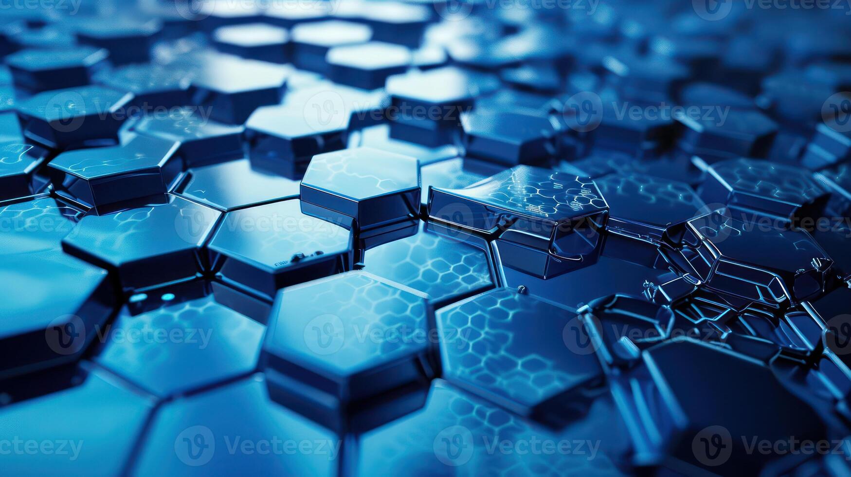 AI generated Abstract background hexagons design. science cosmetic technology. concept skin care cosmetics solution. photo