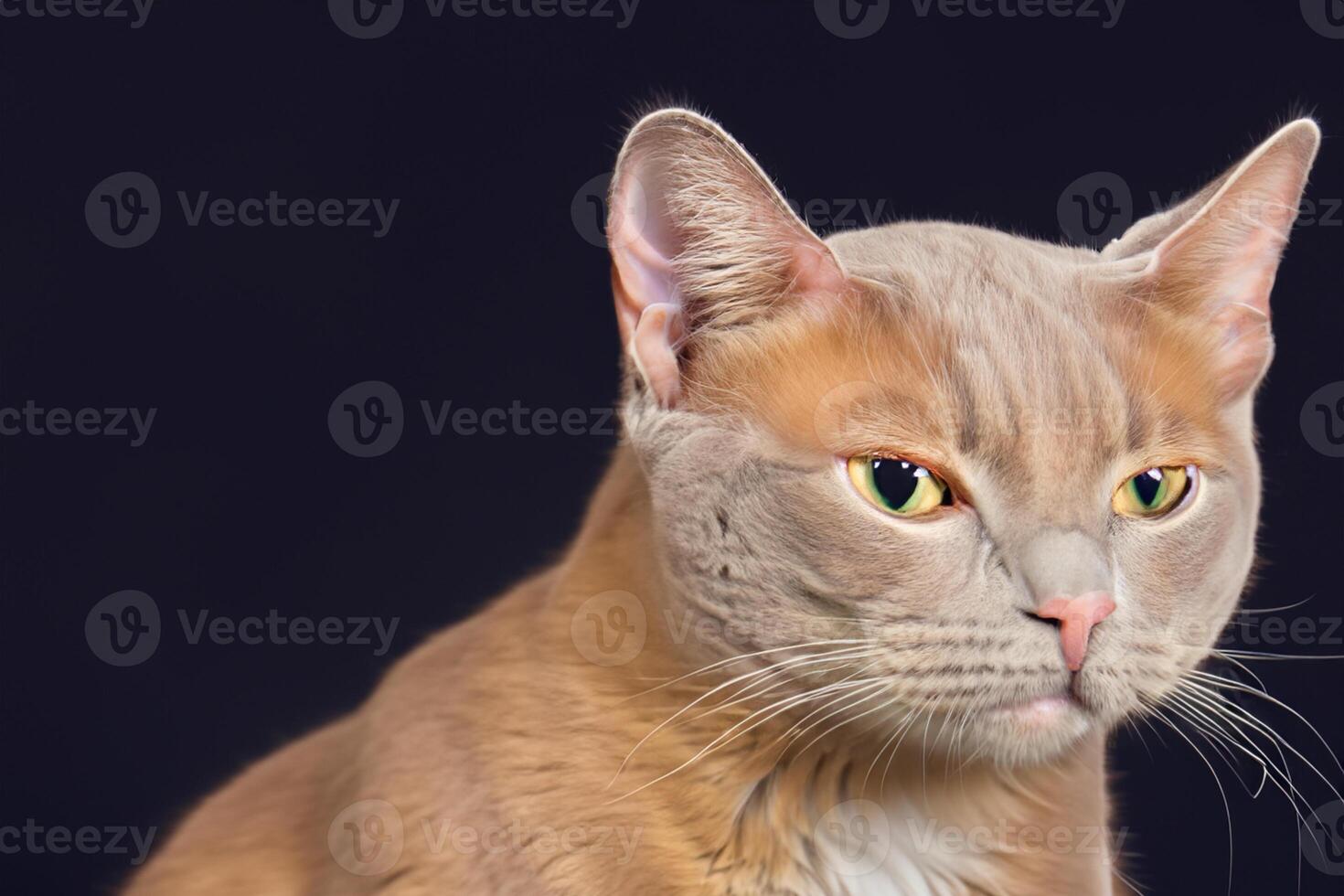 Exploring the Allure of a Beautiful Scottish Fold Cat, where Whiskered Elegance and Playful Charm Unite in a Mesmerizing Portrait of Cuddly Delight photo