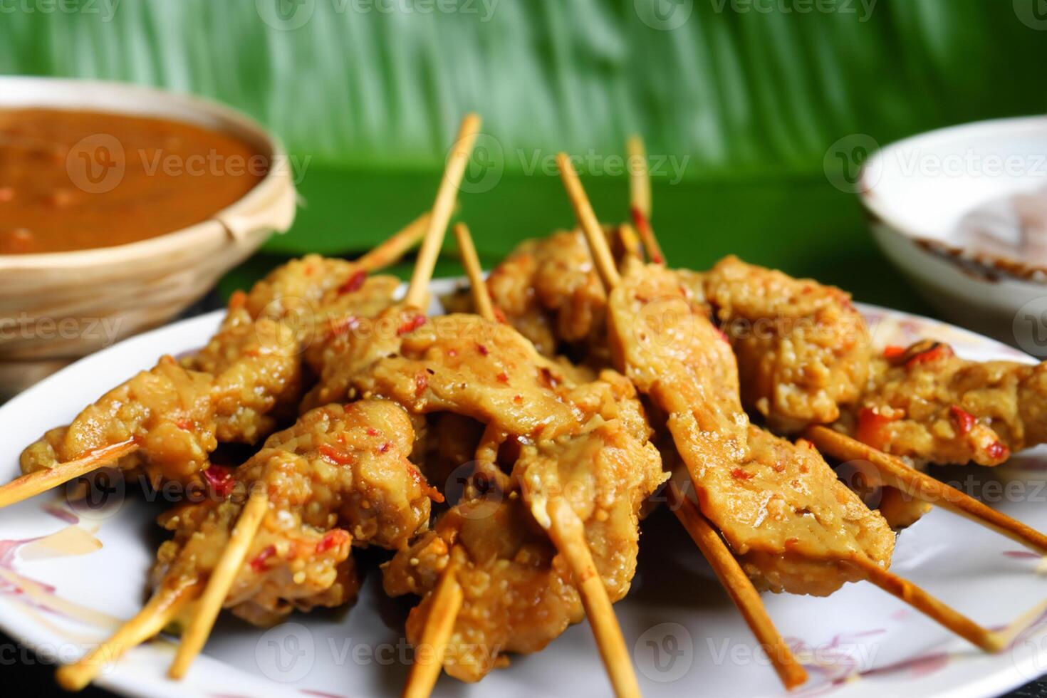 Indulge in the Beauty of Beautiful Satay, Where Skewers of Marinated Delight are Char-Grilled to Golden Perfection, Offering a Symphony of Flavor in Every Bite, a Culinary Artistry to Savor photo