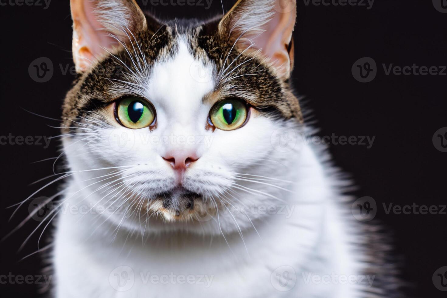 Exploring the Allure of a Beautiful Scottish Fold Cat, where Whiskered Elegance and Playful Charm Unite in a Mesmerizing Portrait of Cuddly Delight photo