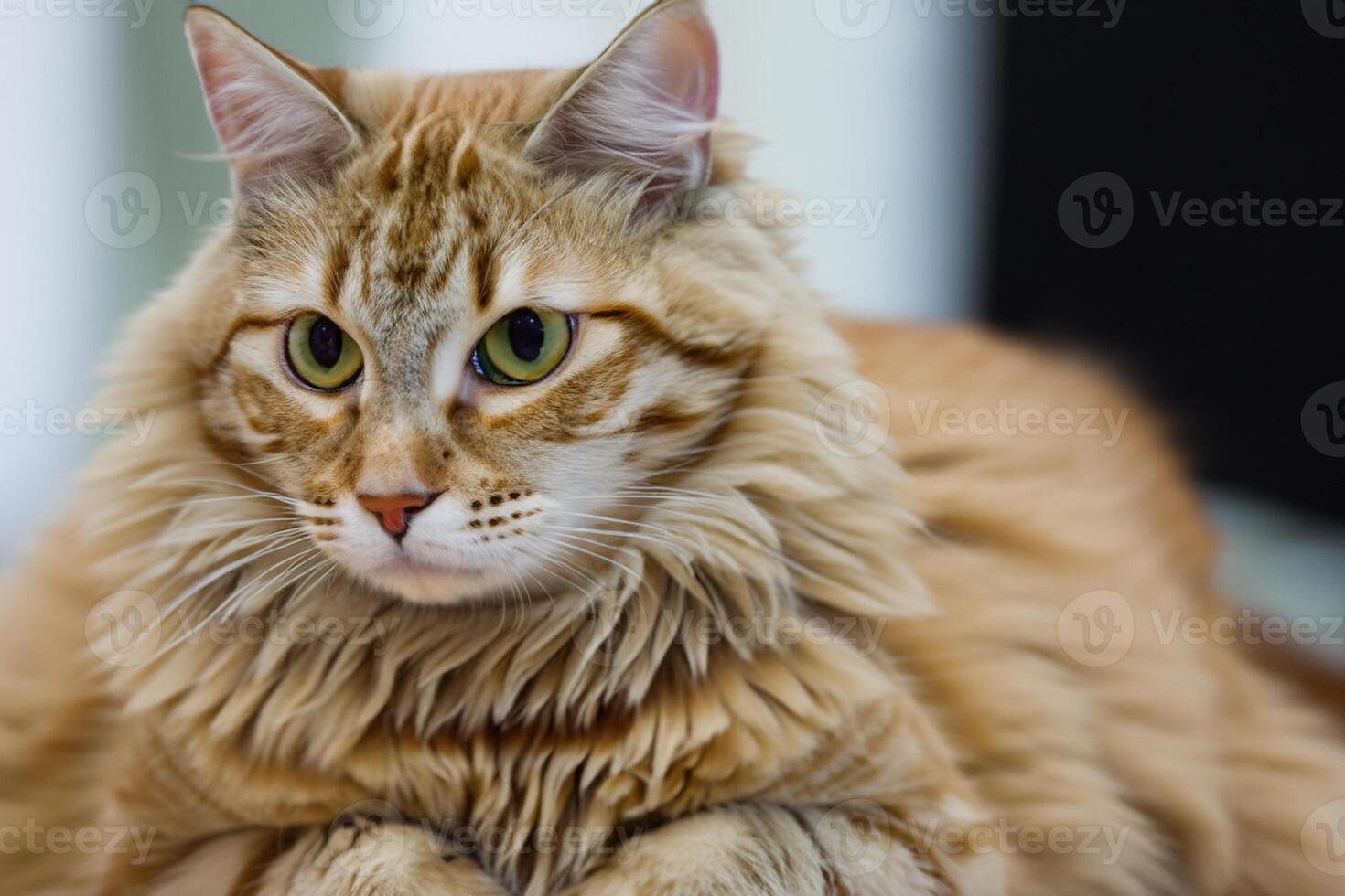 Exploring the Allure of a Beautiful Scottish Fold Cat, where Whiskered Elegance and Playful Charm Unite in a Mesmerizing Portrait of Cuddly Delight photo