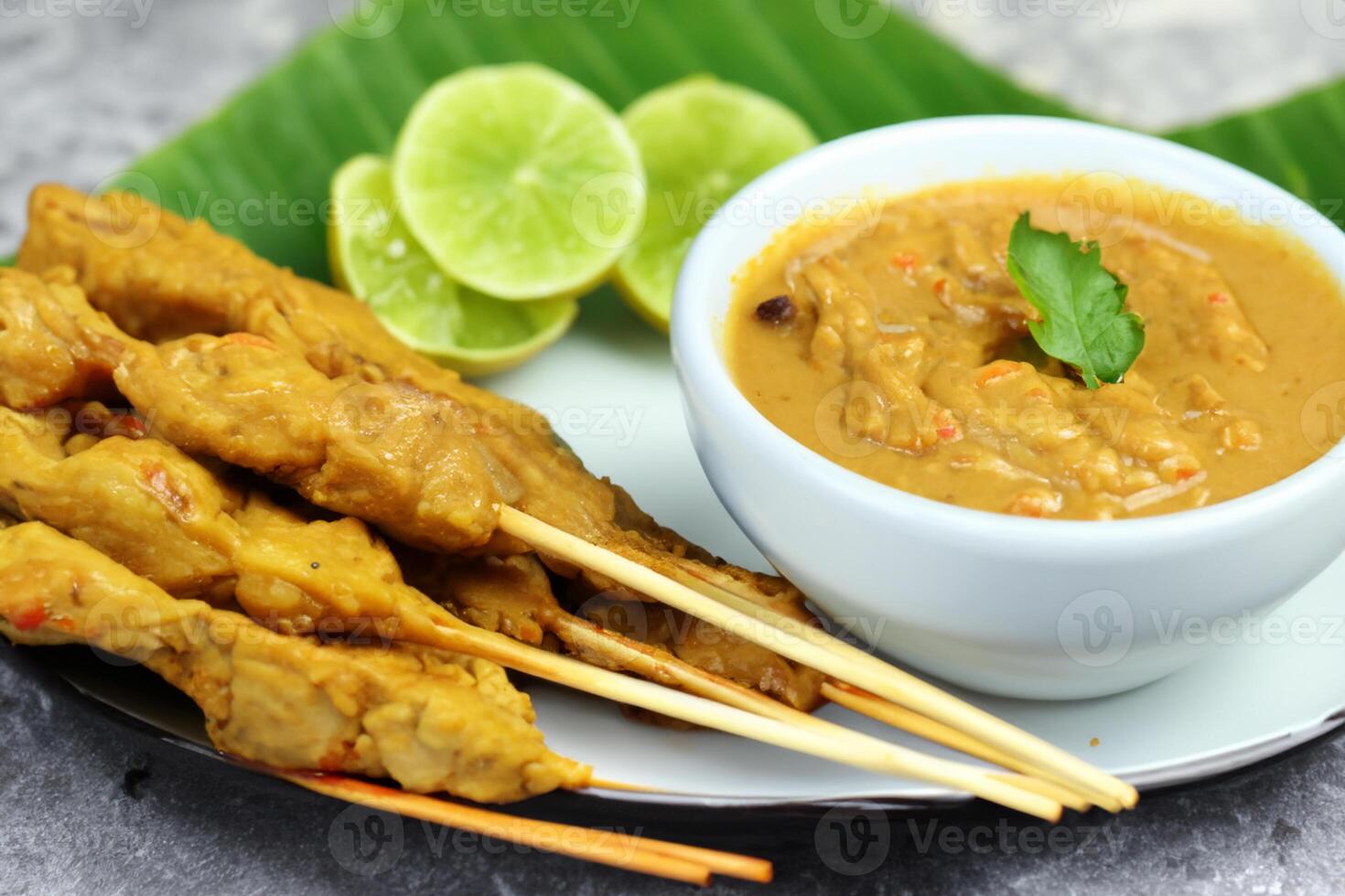 Indulge in the Beauty of Beautiful Satay, Where Skewers of Marinated Delight are Char-Grilled to Golden Perfection, Offering a Symphony of Flavor in Every Bite, a Culinary Artistry to Savor photo