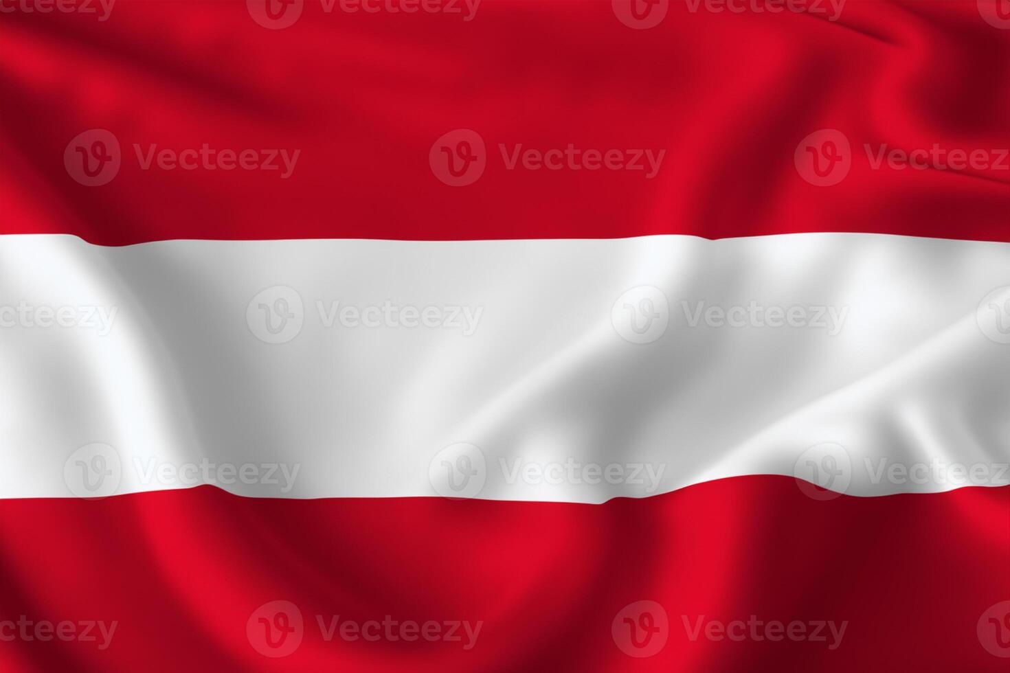 Admiring the Beauty of a Beautiful Red and White Flag, where Bold Colors Wave in Unity, Symbolizing National Pride and Sovereignty photo