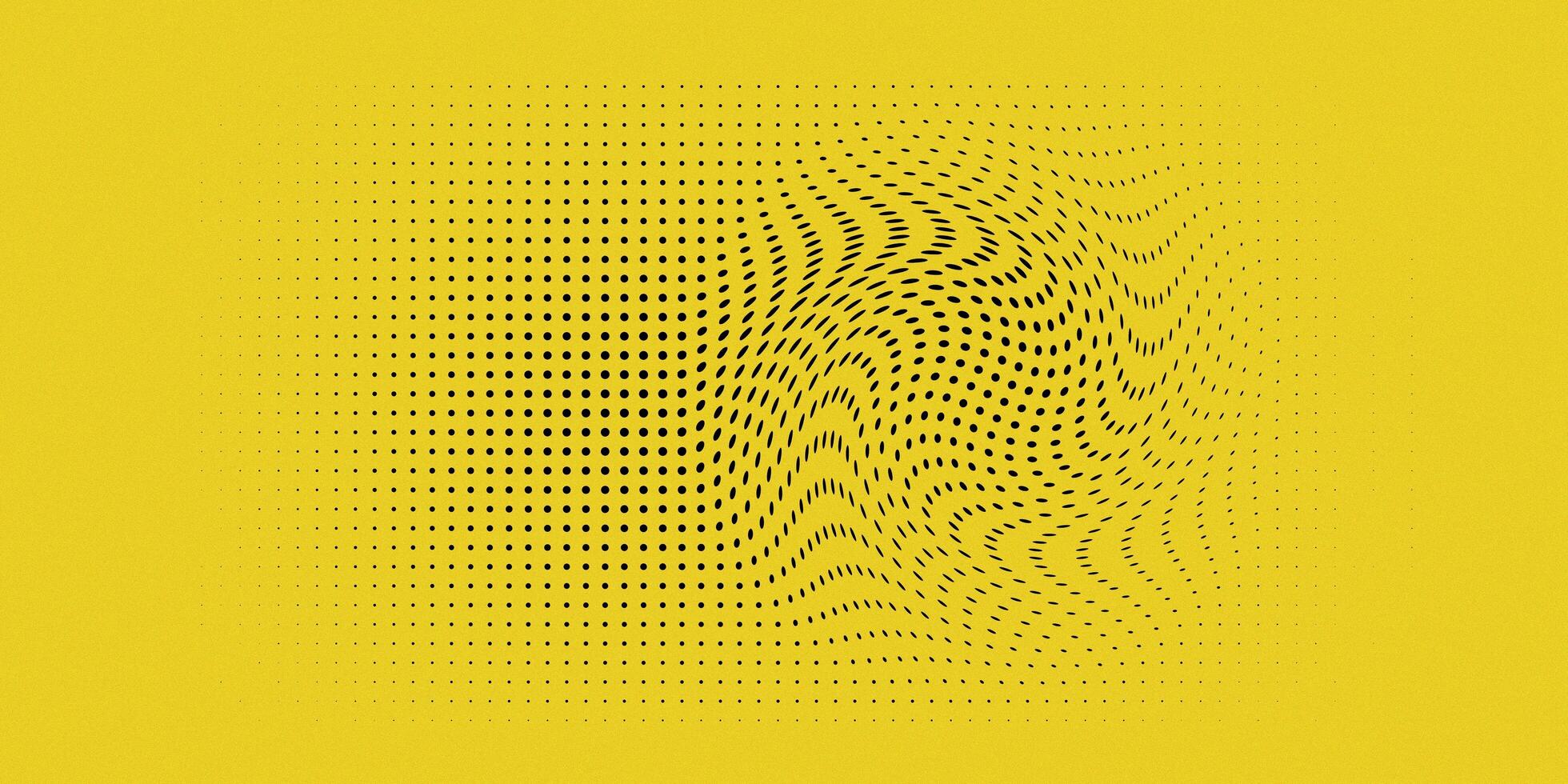 Yellow artistic halftone template, black dots aesthetic abstract background, wallpaper, simple, minimalist photo