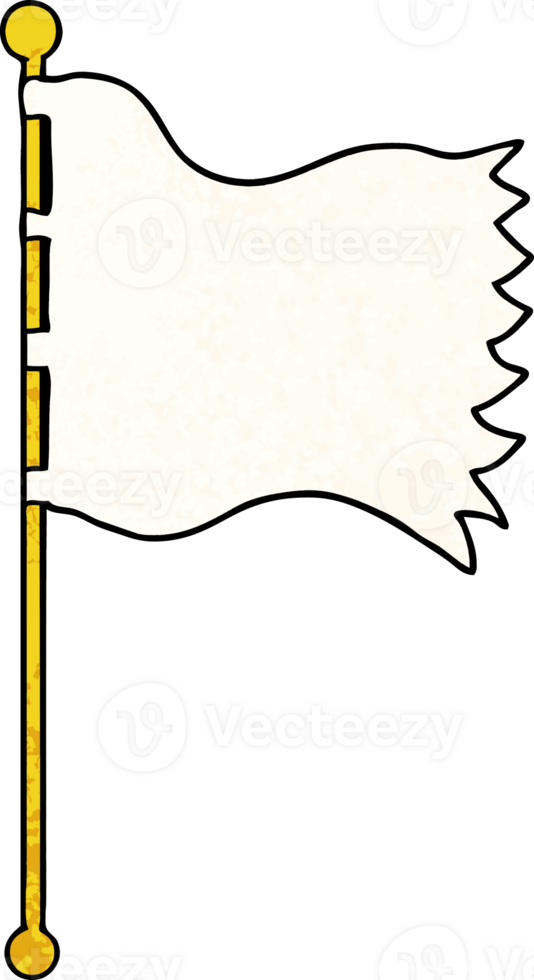 cartoon waving flag png
