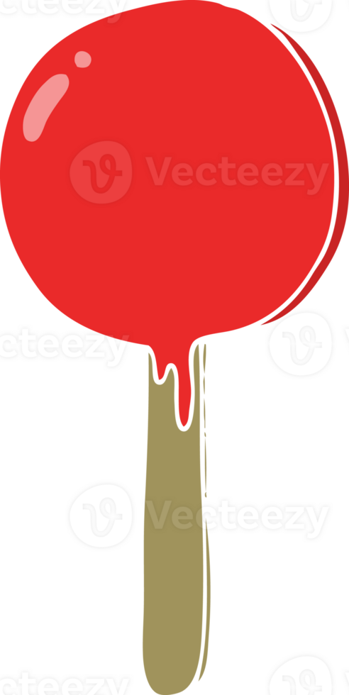 flat color style cartoon lollipop png