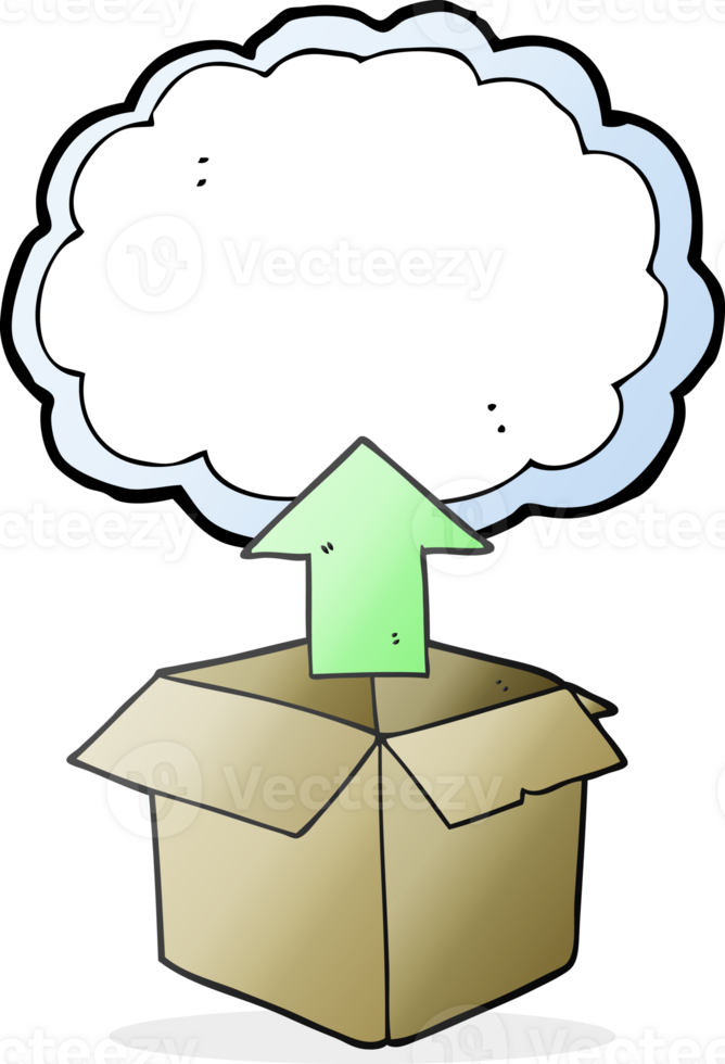 hand drawn cartoon upload to the cloud png