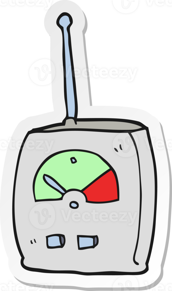 sticker of a cartoon science equipment png