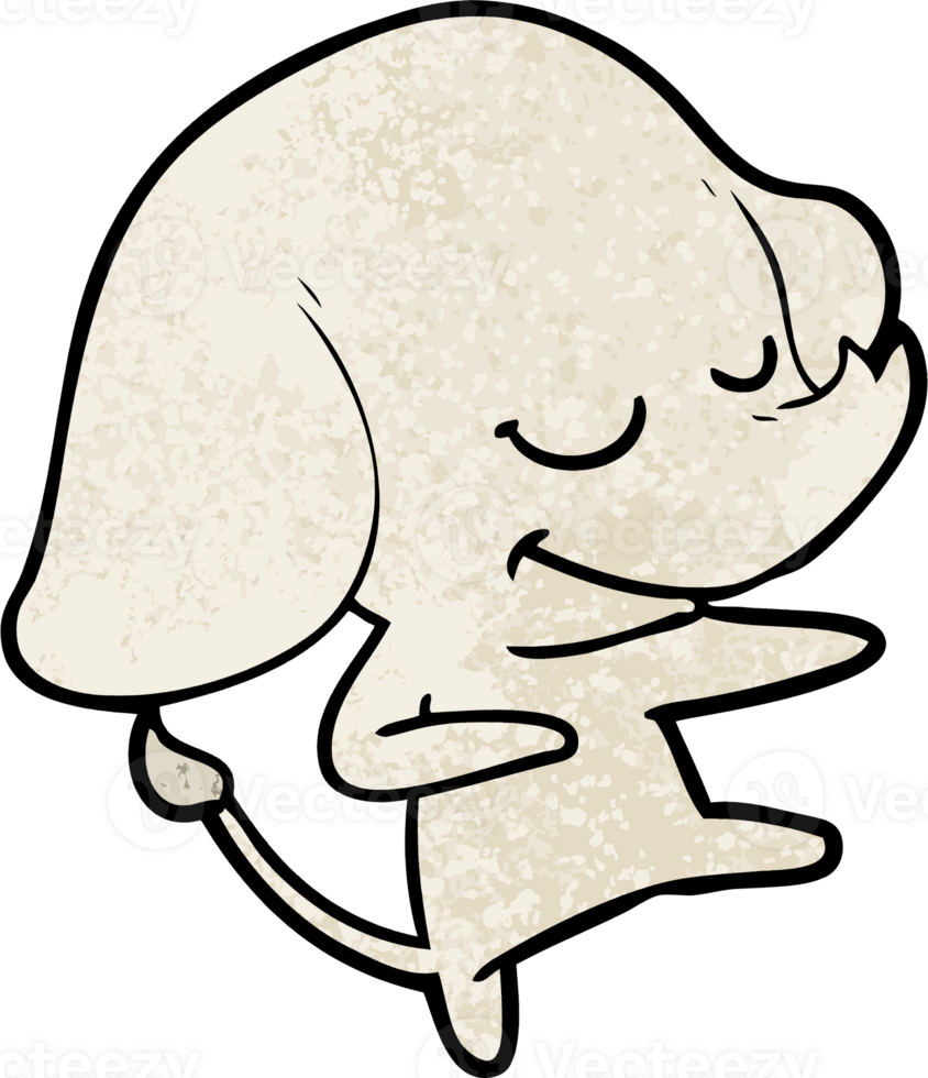 cartoon smiling elephant png